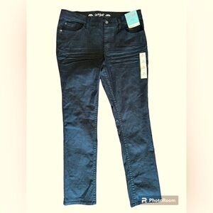 Boys’ Black Skinny Jeans with Adjustable Waist - Size 16 (Cat & Jack)